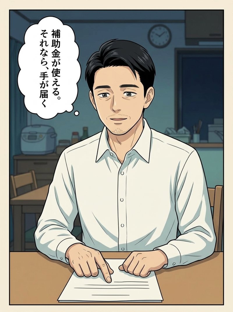 山田君『日曜10回か…でも、いつかコンサル業界に転職する夢への第一歩にもなるかも』と考え込む（コマ4）