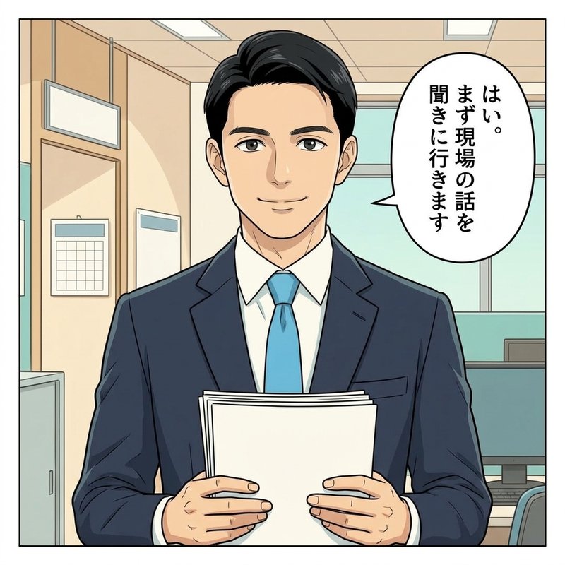 『もっと早く、この超・実践的な〈組織キャリア開発士〉講座を受けていれば良かった』と思う山田君（コマ2）
